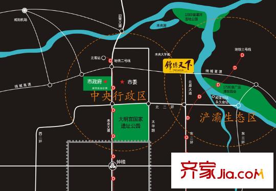 錦繡天下區(qū)位圖