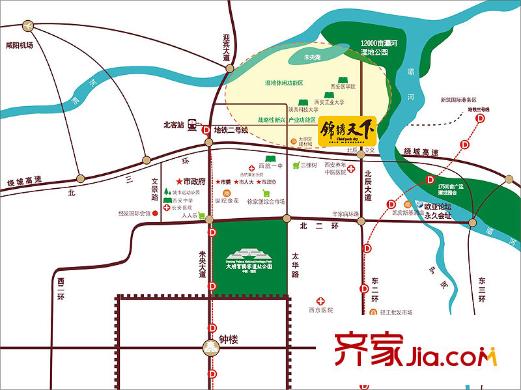 錦繡天下區(qū)位圖
