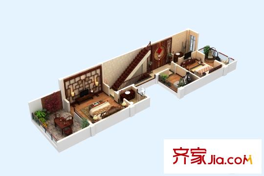 陽(yáng)光臺(tái)365C戶型2層 2室1衛(wèi)