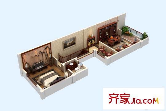 陽(yáng)光臺(tái)365C戶型3層 2室1衛(wèi)