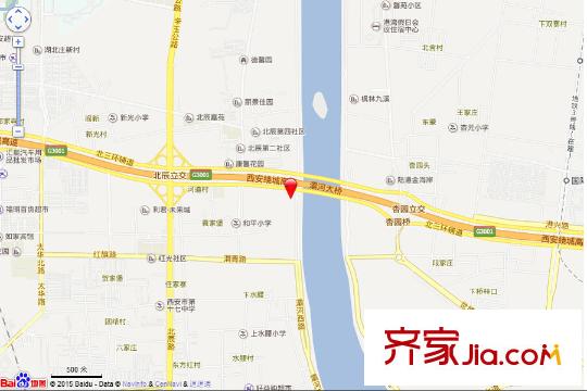 恒大江灣交通圖