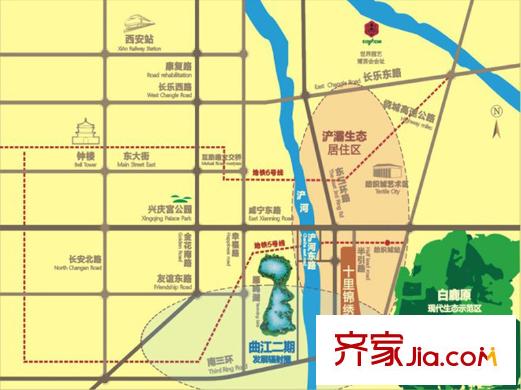 合能十里錦繡交通圖