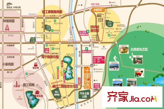 合能十里錦繡區(qū)位圖