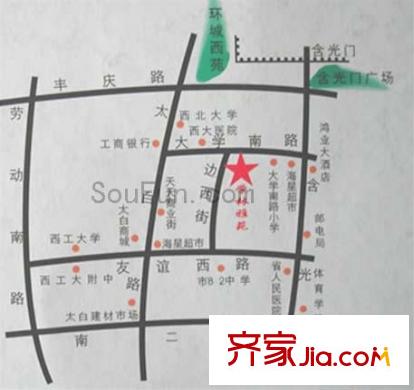學(xué)林雅苑交通圖