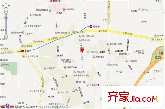 紡星一區(qū)交通圖西安  