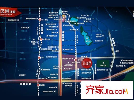 金輝世界城?上東區(qū)區(qū)位圖