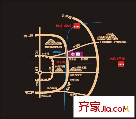 恒基碧翠錦華區(qū)位圖