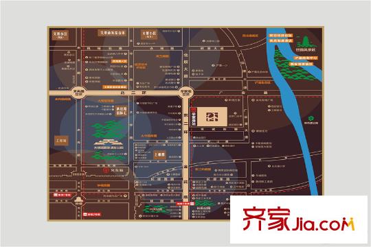 林邑區(qū)位圖