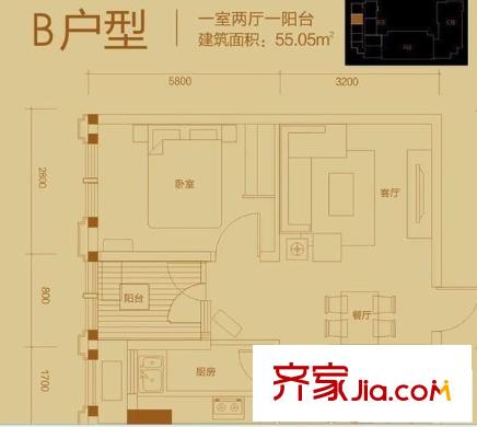 CROSS萬象匯 0室 戶型圖