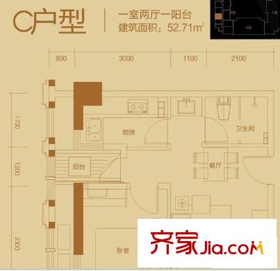 CROSS萬象匯 0室 戶型圖