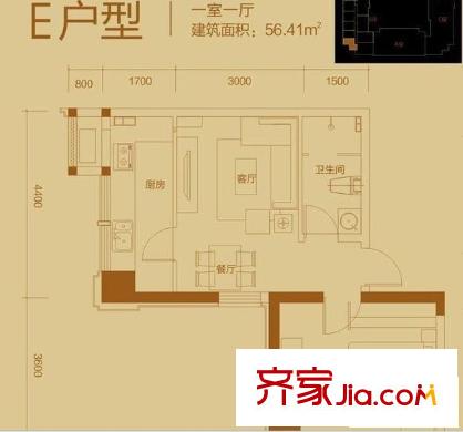 CROSS萬象匯 0室 戶型圖