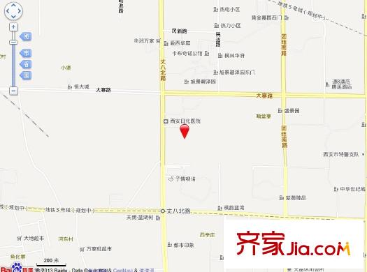 焦化佳苑交通圖