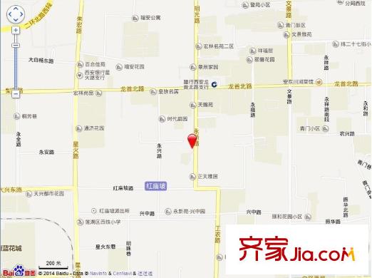 霽虹園小區(qū)交通圖交通