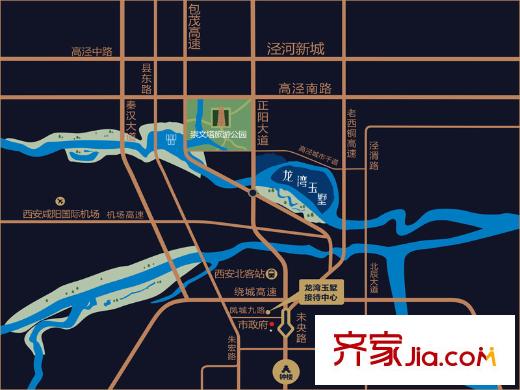 龍灣玉墅區(qū)位圖