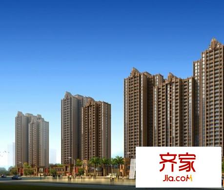 中寶北岸美域外景圖西安  