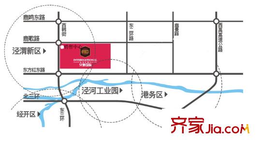 安馳國際區(qū)位圖
