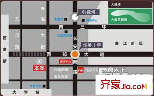 新界（長安）交通圖