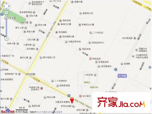 交警支隊家屬院交通圖 