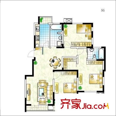 祥和居 2室 戶型圖