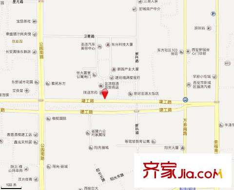 新城科技產(chǎn)業(yè)園交通圖 