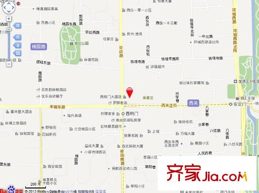 草陽路工行家屬院交通圖草陽路工商銀行家屬樓