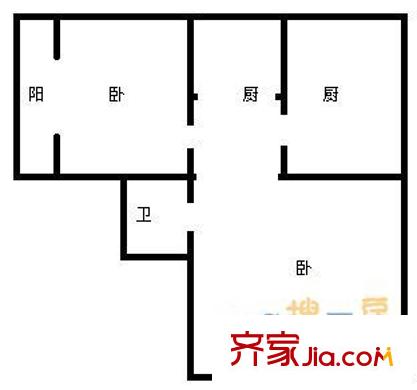 朱雀東坊 2室戶型圖