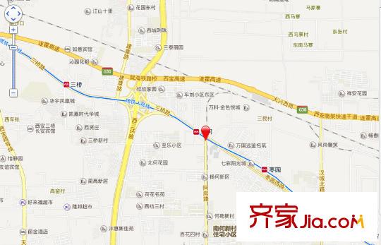 楊何新區(qū)交通圖西安  