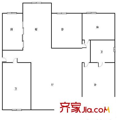 豪盛大廈 3室 戶(hù)型圖