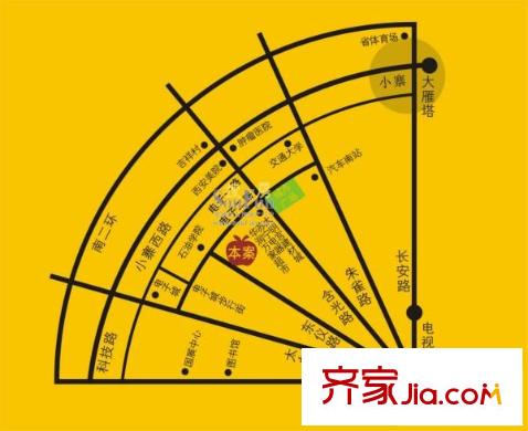 蘋果城交通圖