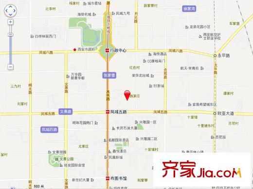 楓韻潤園交通圖電子地圖