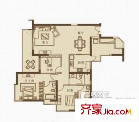 紅東花園 戶型圖