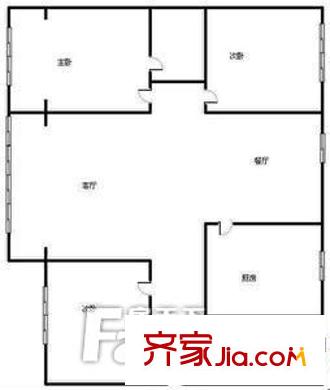 芙蓉苑小區(qū) 3室 戶型圖