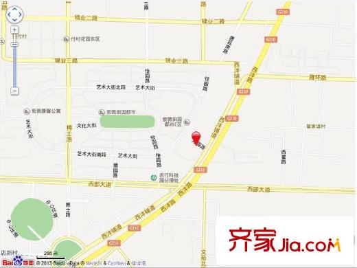 七克拉晶座交通圖 