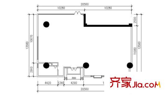 嘉天國際 2室 戶型圖