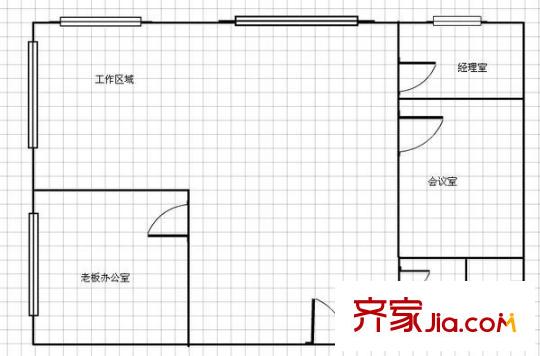 嘉天國際 1室 戶型圖
