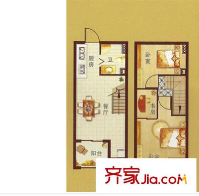 西安 香榭里舍 戶型圖