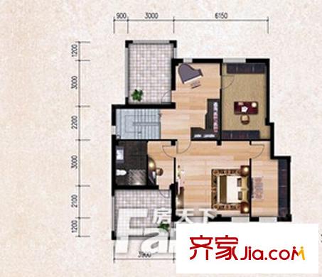 西安 香榭里舍 戶型圖