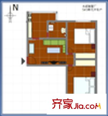 西安 水泥制管廠家屬院 戶型圖