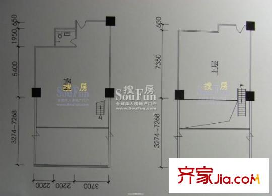 利君V時(shí)代戶型圖LOFT B1 B2戶型 1室1廳