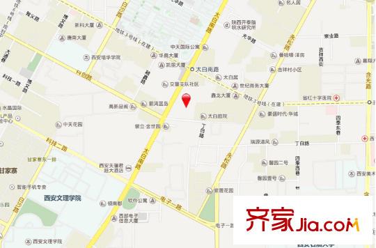 省建八公司家屬院交通圖 