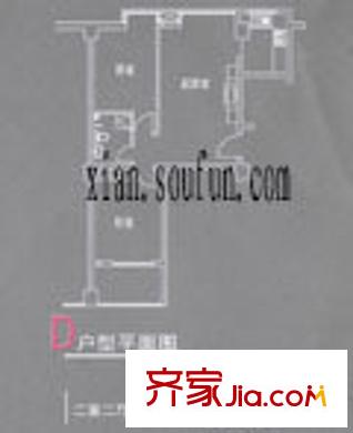 沁園春戶型圖戶型圖 2室2廳1衛(wèi)