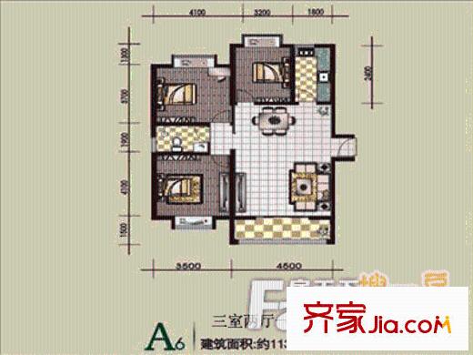 航天逸居 戶型圖