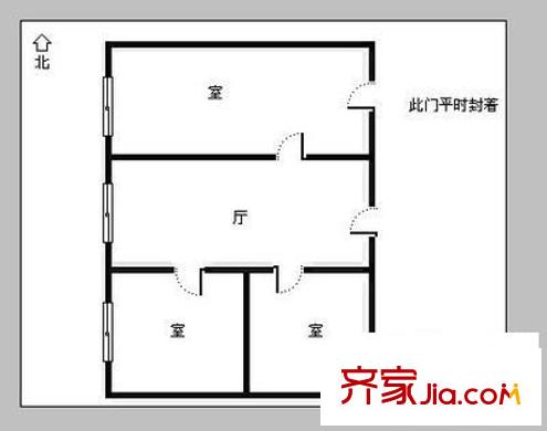 西部電子社區(qū) 0室 戶(hù)型圖