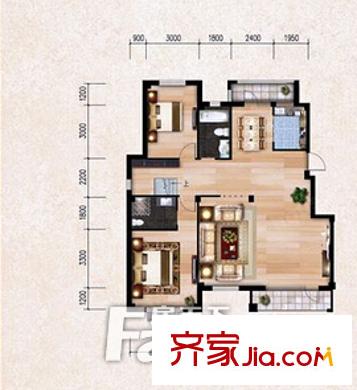 西安 香榭里舍 戶型圖