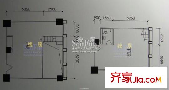 利君V時(shí)代戶型圖LOFT B4 B11 戶型 63平方 1室1廳1衛(wèi)1廚