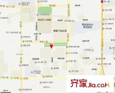 明德雅園大廈交通圖