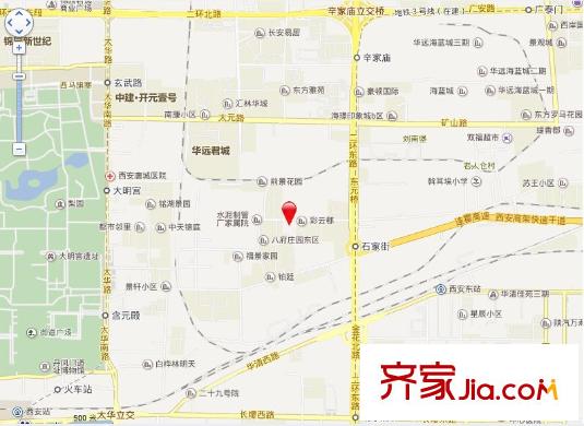 明府佳苑交通圖西安  