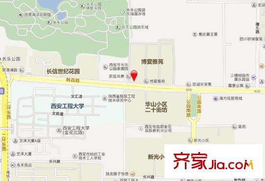 蔚藍風景交通圖  