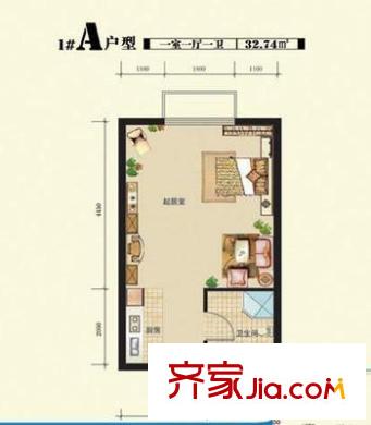 西安 馨園一號 戶型圖