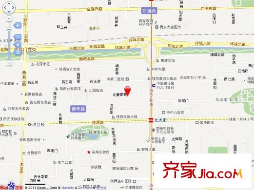 北曹家巷小區(qū)交通圖